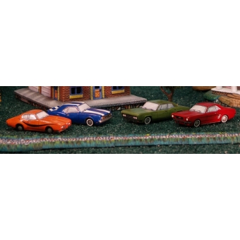 Plaster Molds - Set of 4 Muscle Cars